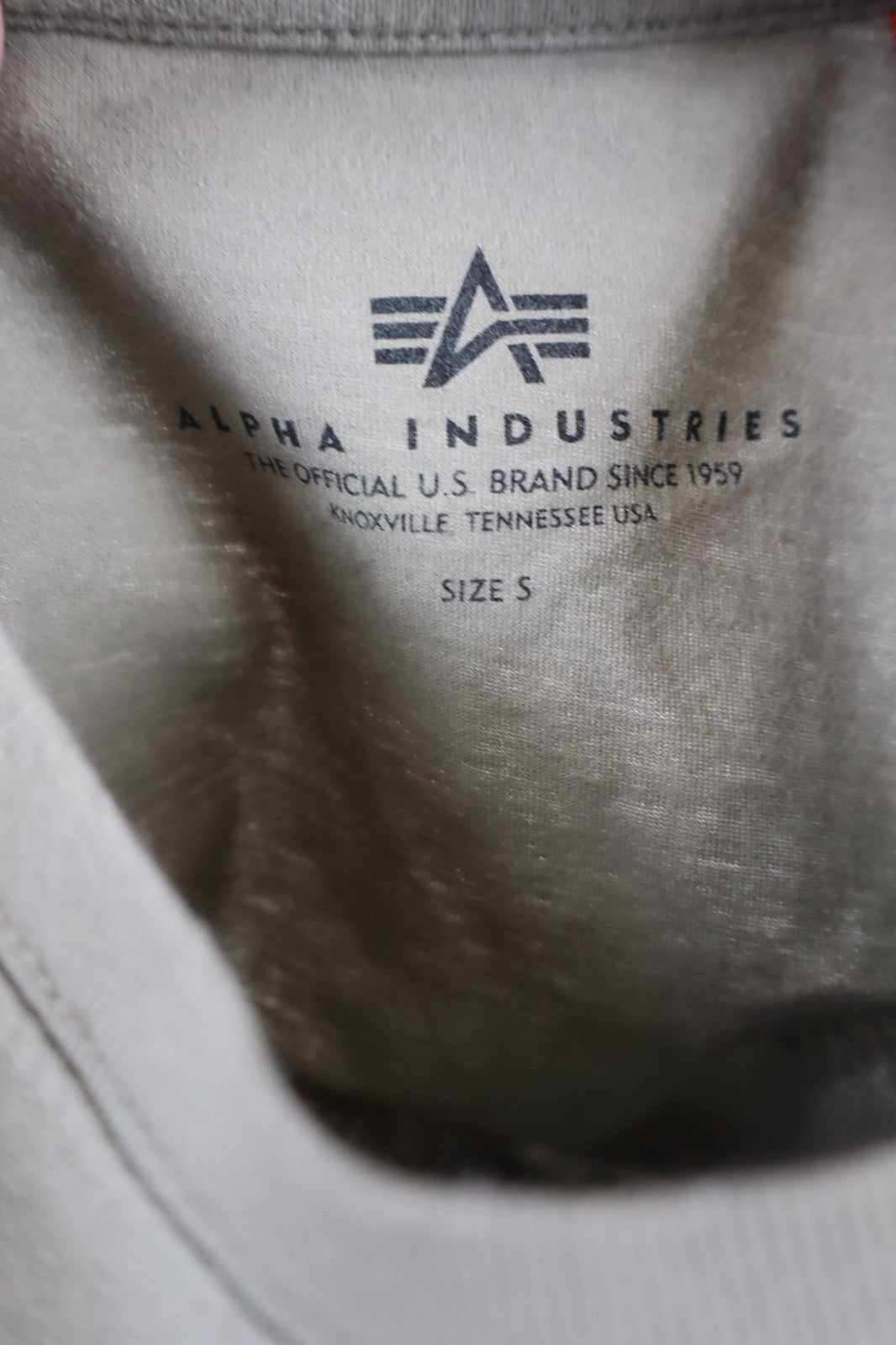 ALPHA INDUSTRIES USA MAGLIA UOMO TG. S MAN T-SHIRT CASUAL VINTAGE COTONE