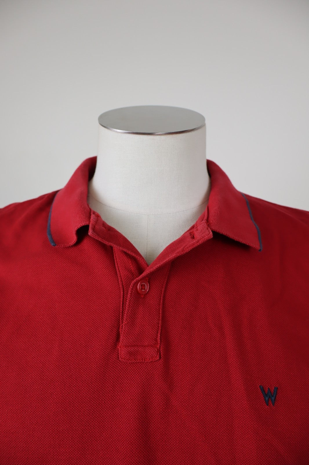 WRANGLER MAGLIA POLO UOMO TG. L MAN T-SHIRT CASUAL VINTAGE COTONE