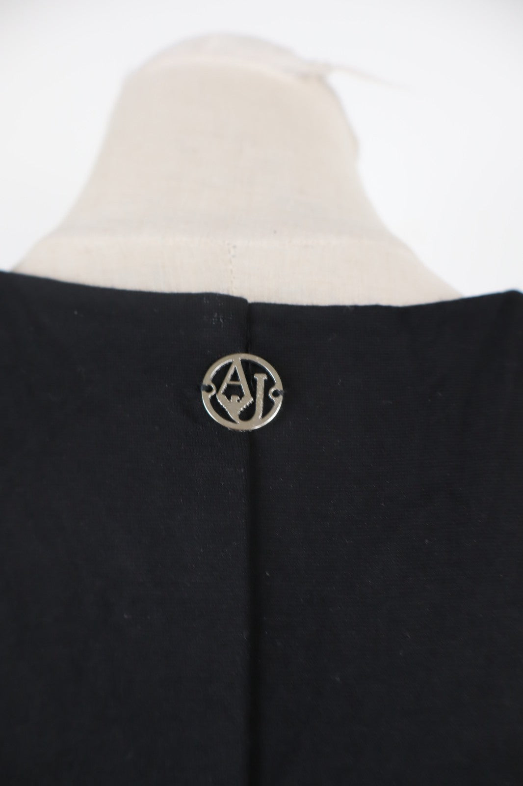 AJ ARMANI JEANS VESTITO SMANICATO DONNA 42 WOMAN CASUAL VINTAGE DRESS ABITO LOGO