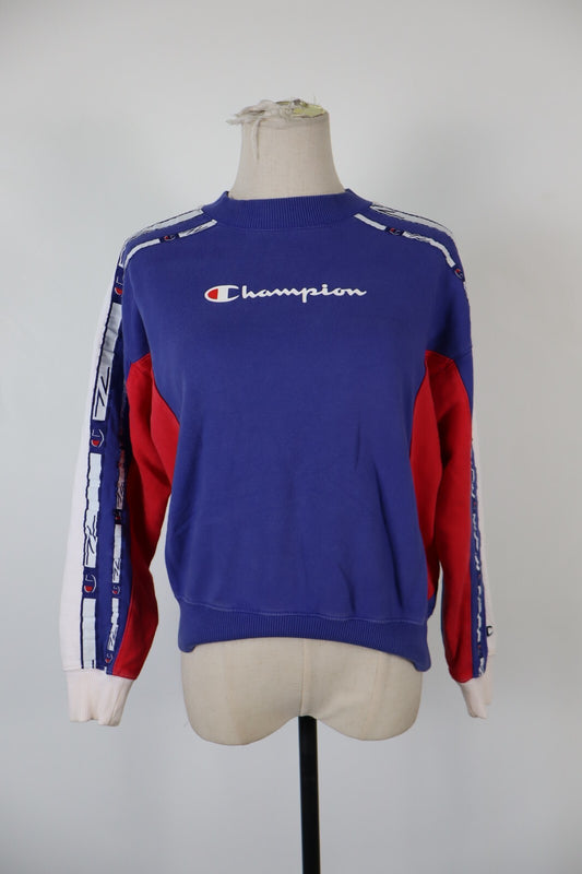 CHAMPION FELPA DONNA Tg S WOMAN CASUAL VINTAGE SPORT SWEATSHIRT