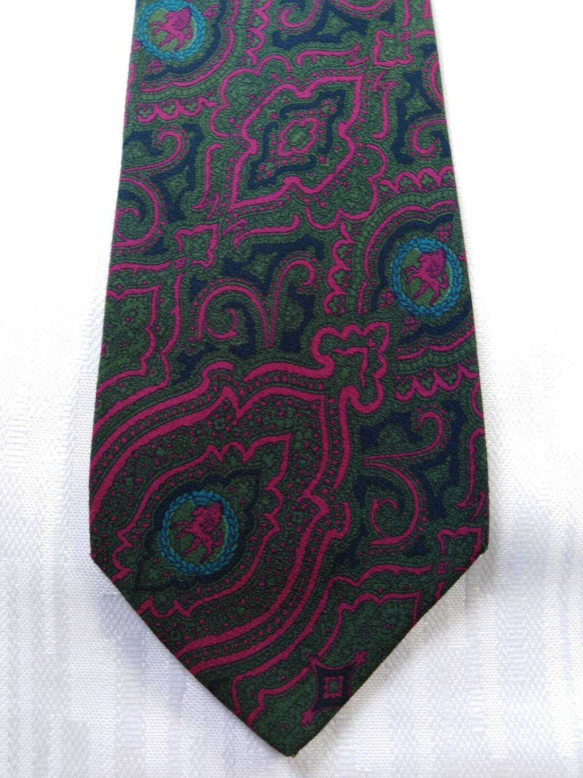 PIERRE CARDIN 100% SETA SILK TIE CRAVATTA NECKTIE ITALY VINTAGE CLASSIC