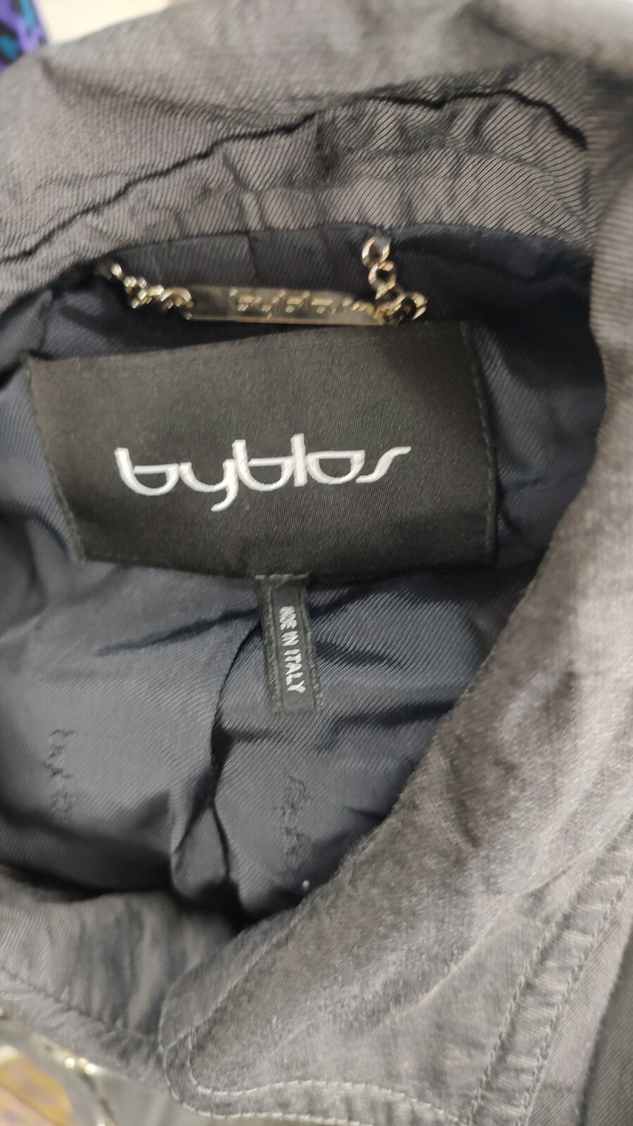 BYBLOS CAPPOTTO TRENCH DONNA Tg L WOMAN LINO COAT VINTAGE CASUAL