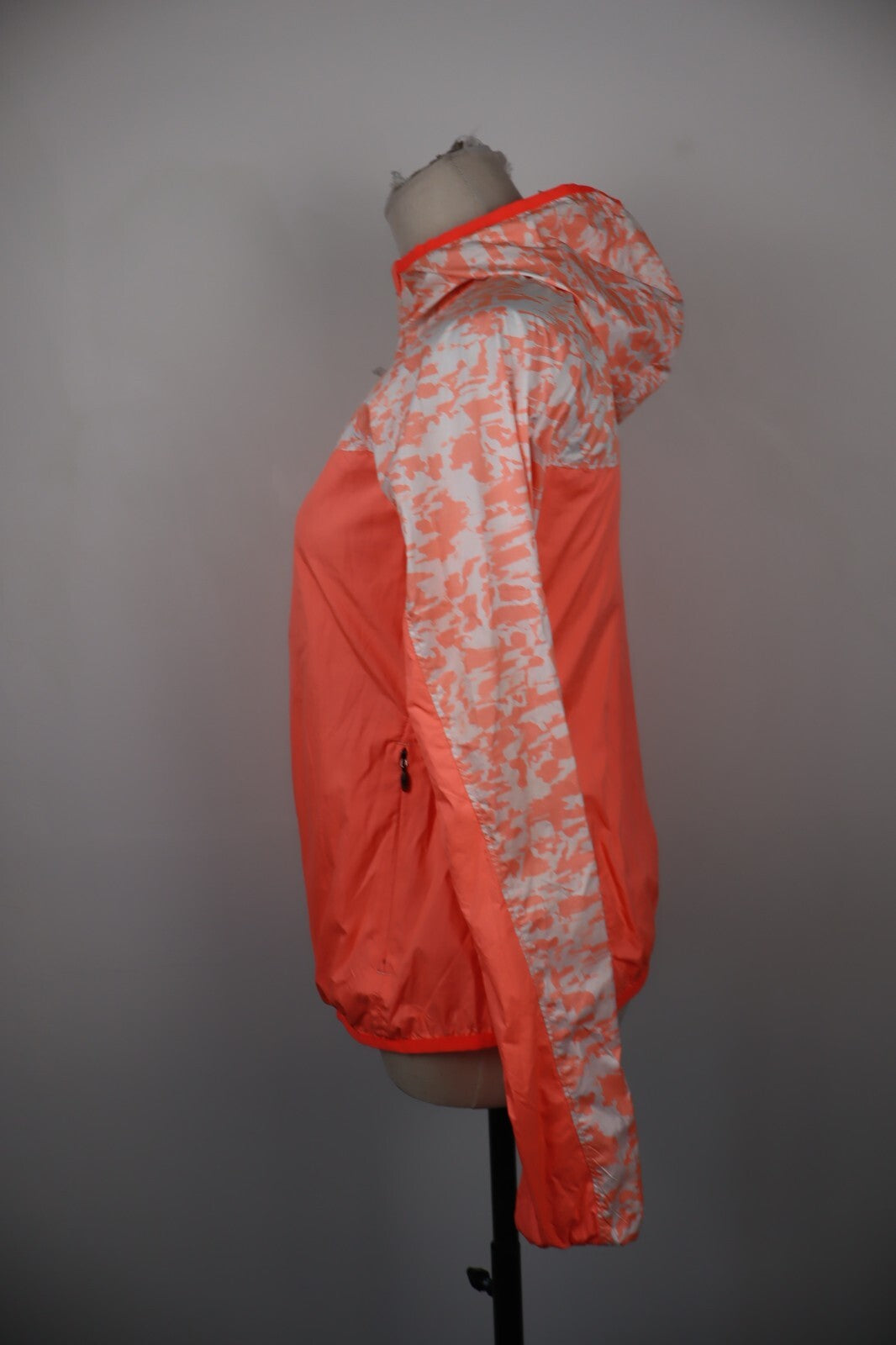 NEW BALANCE GIACCA CON ZIP IMPERMEABILE DONNA Tg XS WOMAN CASUAL VINTAGE SPORT