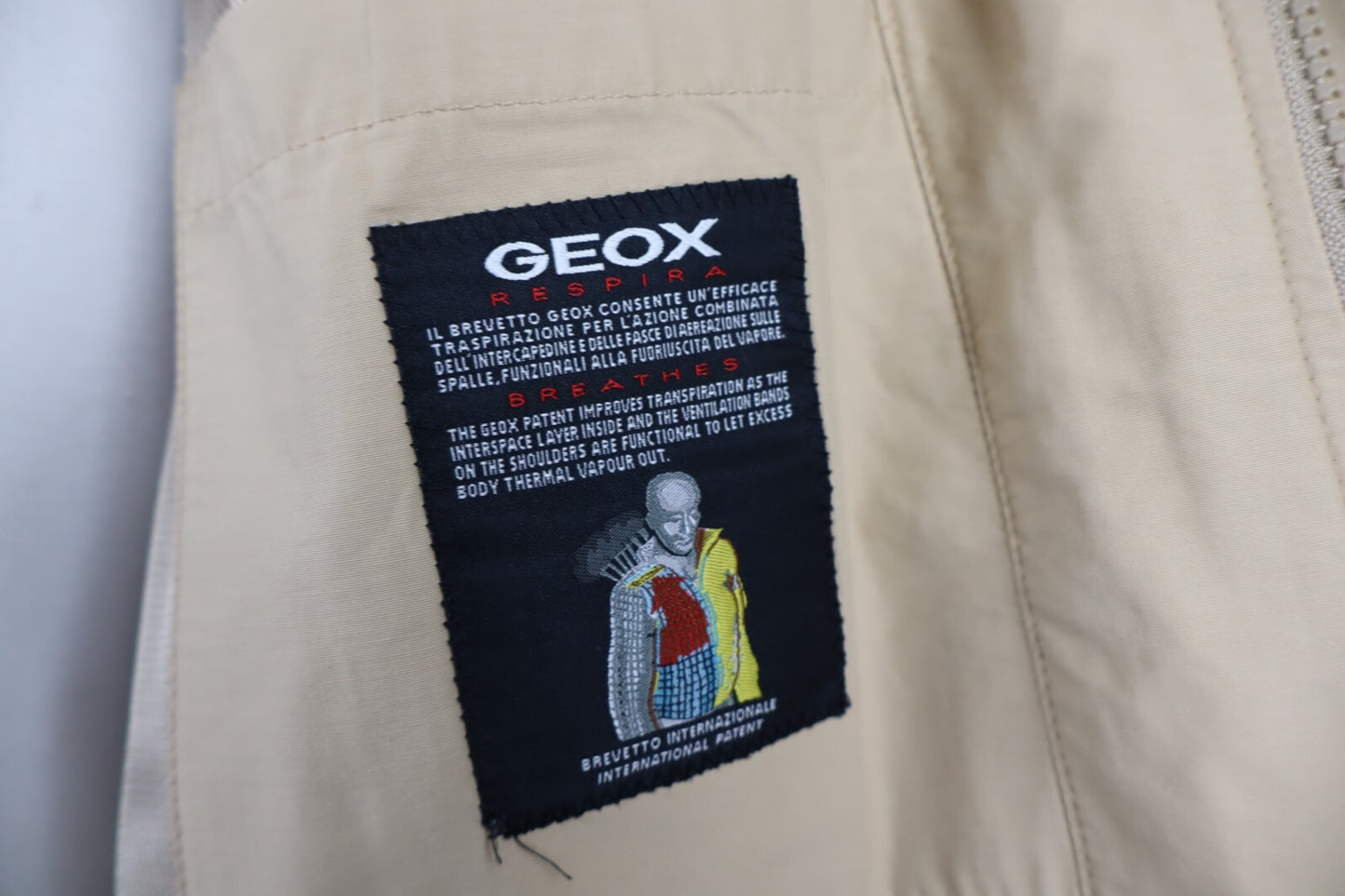 GEOX RESPIRA GIUBBINO LEGGERO UOMO Tg 54 MAN CASUAL GIACCA VINTAGE JACKET