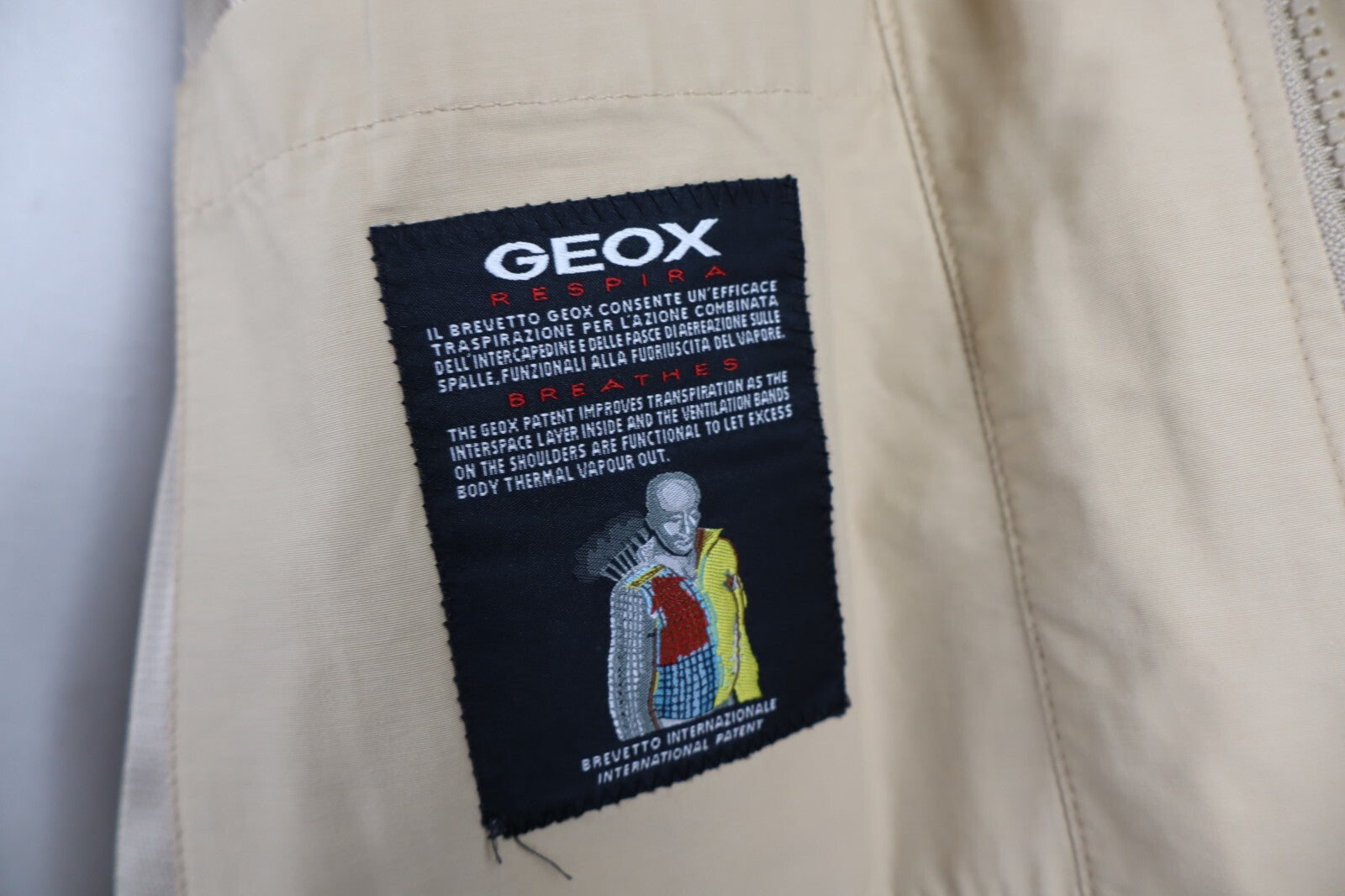 GEOX RESPIRA GIUBBINO LEGGERO UOMO Tg 54 MAN CASUAL GIACCA VINTAGE JACKET