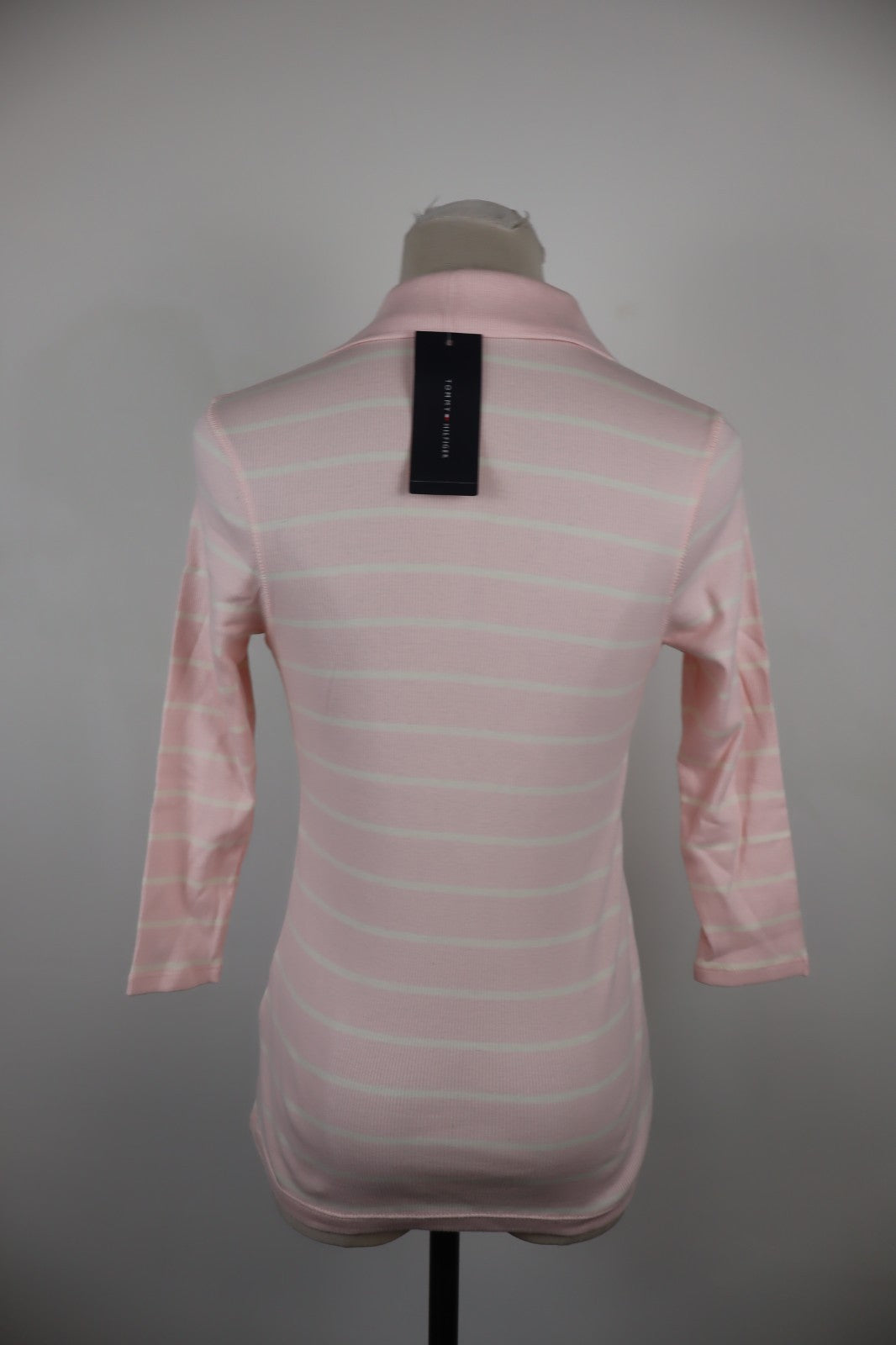 TOMMY HILFIGER POLO MAGLIA DONNA COTONE TG. S WOMAN SHIRT CASUAL VINTAGE CON TAG