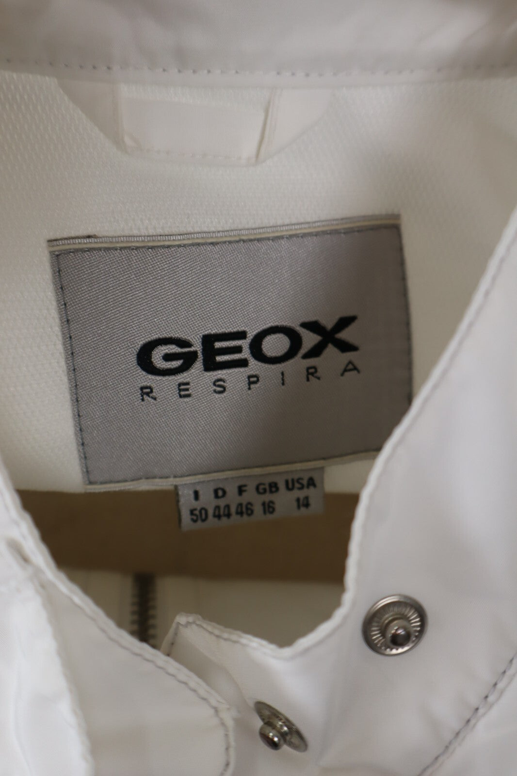 GEOX GIUBBINO SMANICATO GILET DONNA TG 50 WOMAN CASUAL JACKET VINTAGE