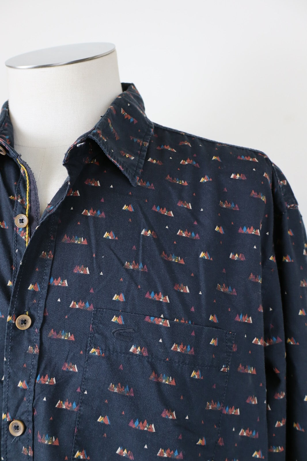 CAMEL ACTIVE CAMICIA UOMO TG. L MAN CASUAL VINTAGE SHIRT COTONE COTTON