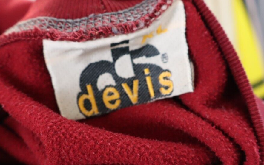 DEVIS SALERNITANA FELPA MAGLIA SPORT CALCIO SOCCER UOMO Tg XL VINTAGE JACKET