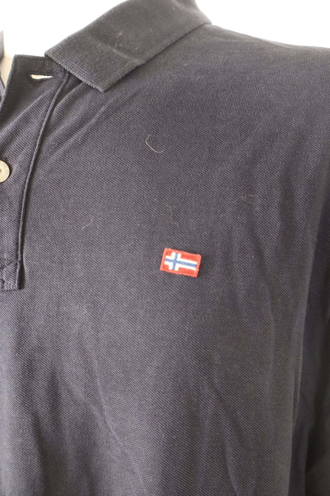 NAPAPIJRI MAGLIA POLO UOMO TG. XL MAN T-SHIRT CASUAL VINTAGE COTONE COTTON