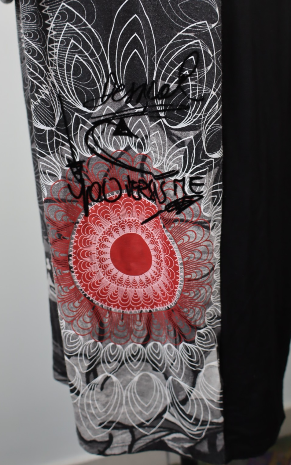 DESIGUAL  VESTITO ABITO DONNA TG.  XL SHORT WOMAN CASUAL VINTAGE DRESS