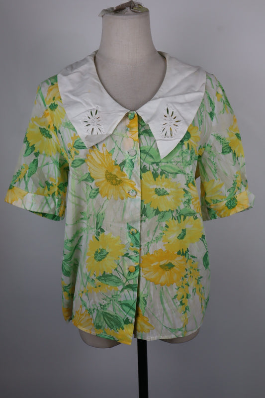 MAX MARA PIANOFORTE CAMICIA DONNA TG 42 WOMAN SHIRT CASUAL VINTAGE  COTTON