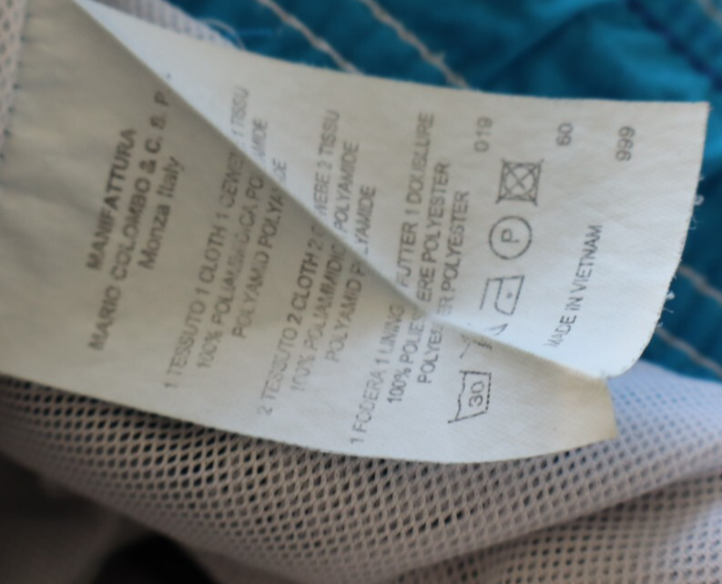 COLMAR COSTUME PANTALONCINO MARE UOMO TG 52 MEN SWIMSUIT VINTAGE CASUAL