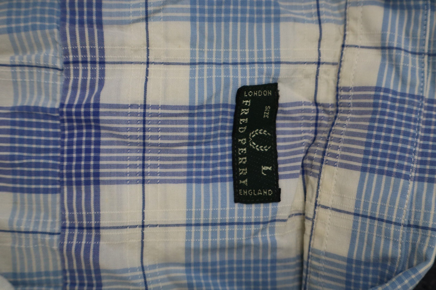 FRED PERRY CAMICIA COTONE DONNA TG. L WOMAN COTTON SHIRT CASUAL VINTAGE