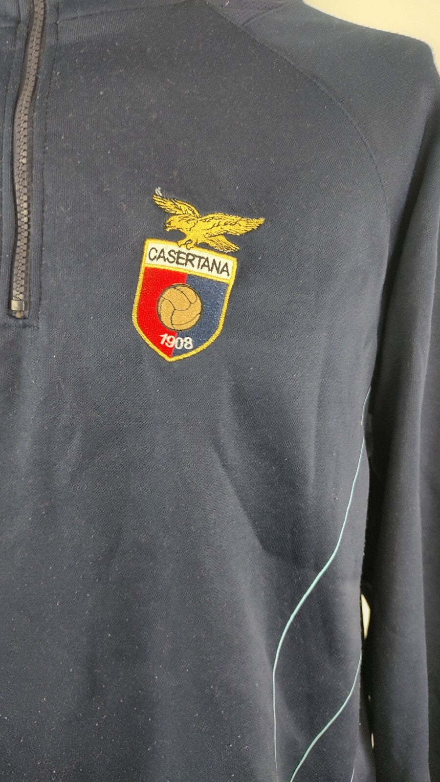 ONZE CASERTANA FELPA SPORT CALCIO UOMO Tg XL VINTAGE JACKET