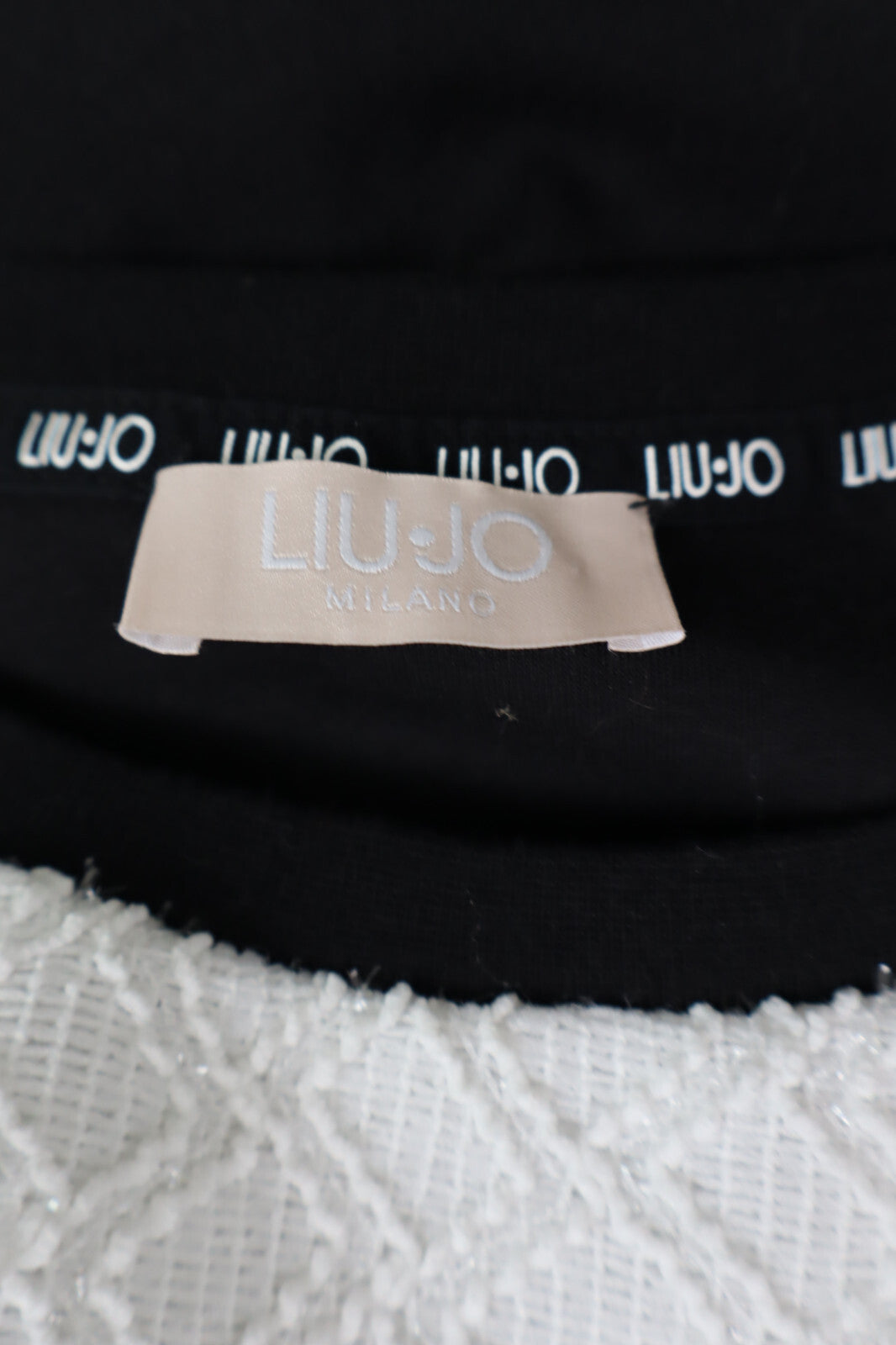 LIU JO MILANO DONNA Tg L WOMAN SPORT SWEATSHIRT VINTAGE CASUAL COTONE