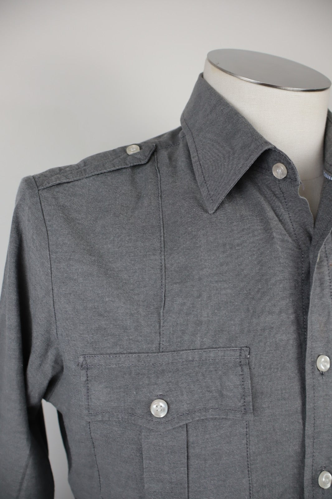 BLAUER CAMICIA MANICHE LUNGHE UOMO COTONE TG M MAN CASUAL VINTAGE SHIRT COTTON