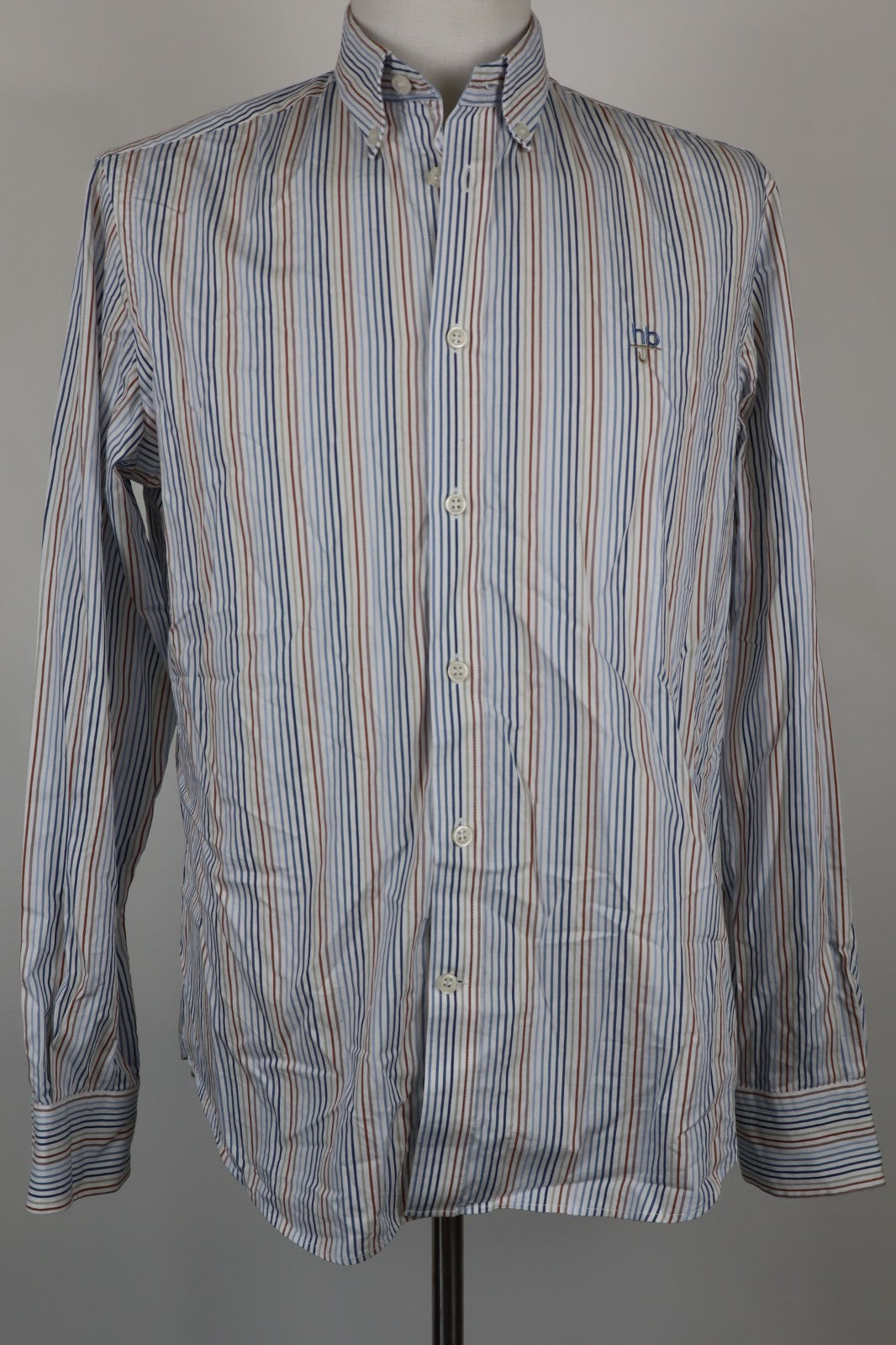 HARMONT & BLAINE CAMICIA COTONE SHIRT UOMO Tg L MAN VINTAGE CASUAL COTTON