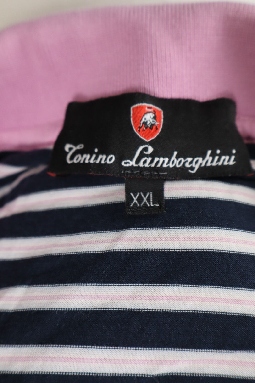 TONINO LAMBORGHINI MAGLIA POLO UOMO TG XXL MAN T-SHIRT CASUAL VINTAGE COTONE