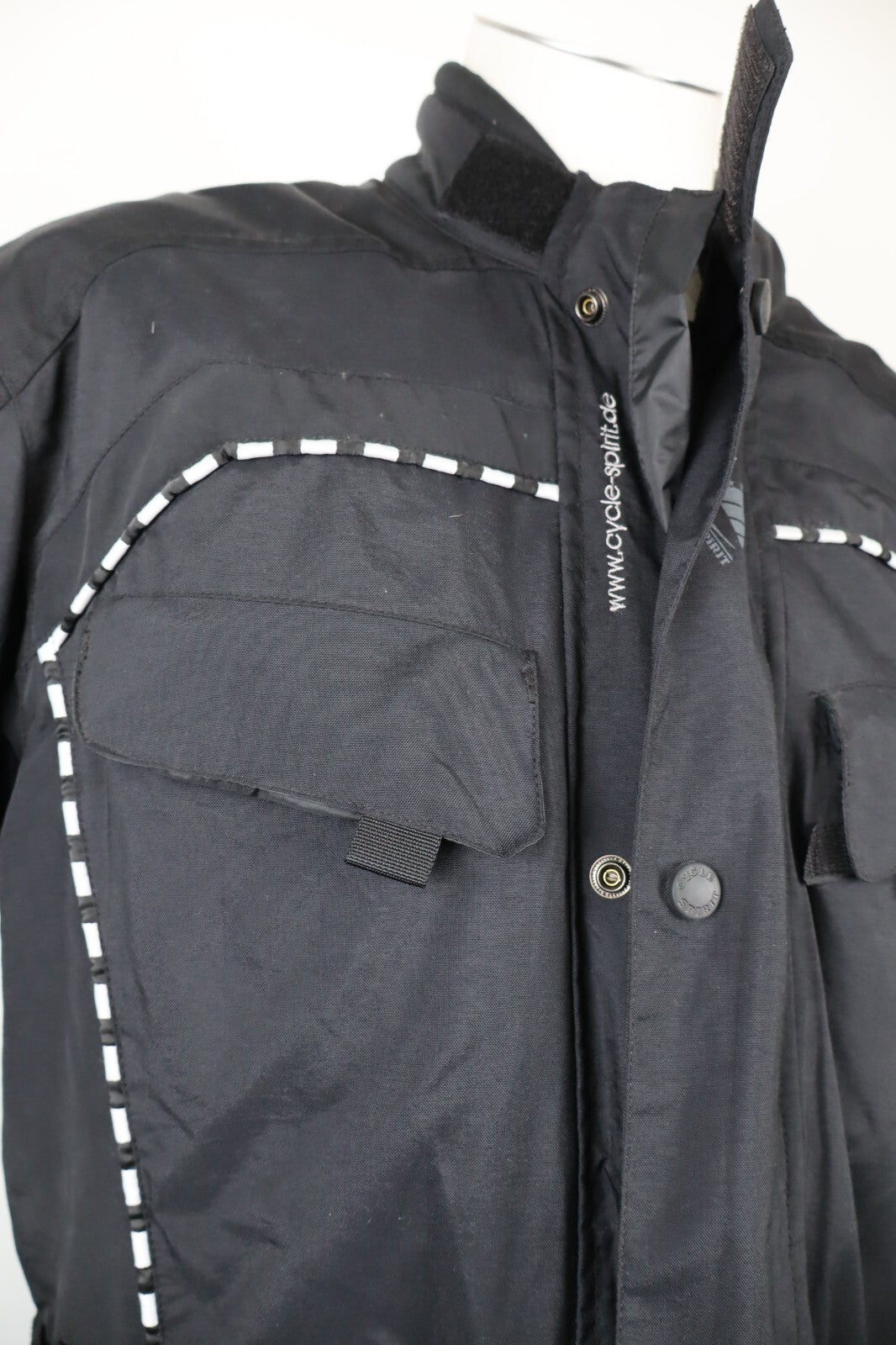 CYCLE SPIRIT GIUBBINO MOTO CON PROTEZIONI UOMO TG L MEN JACKET SPORT