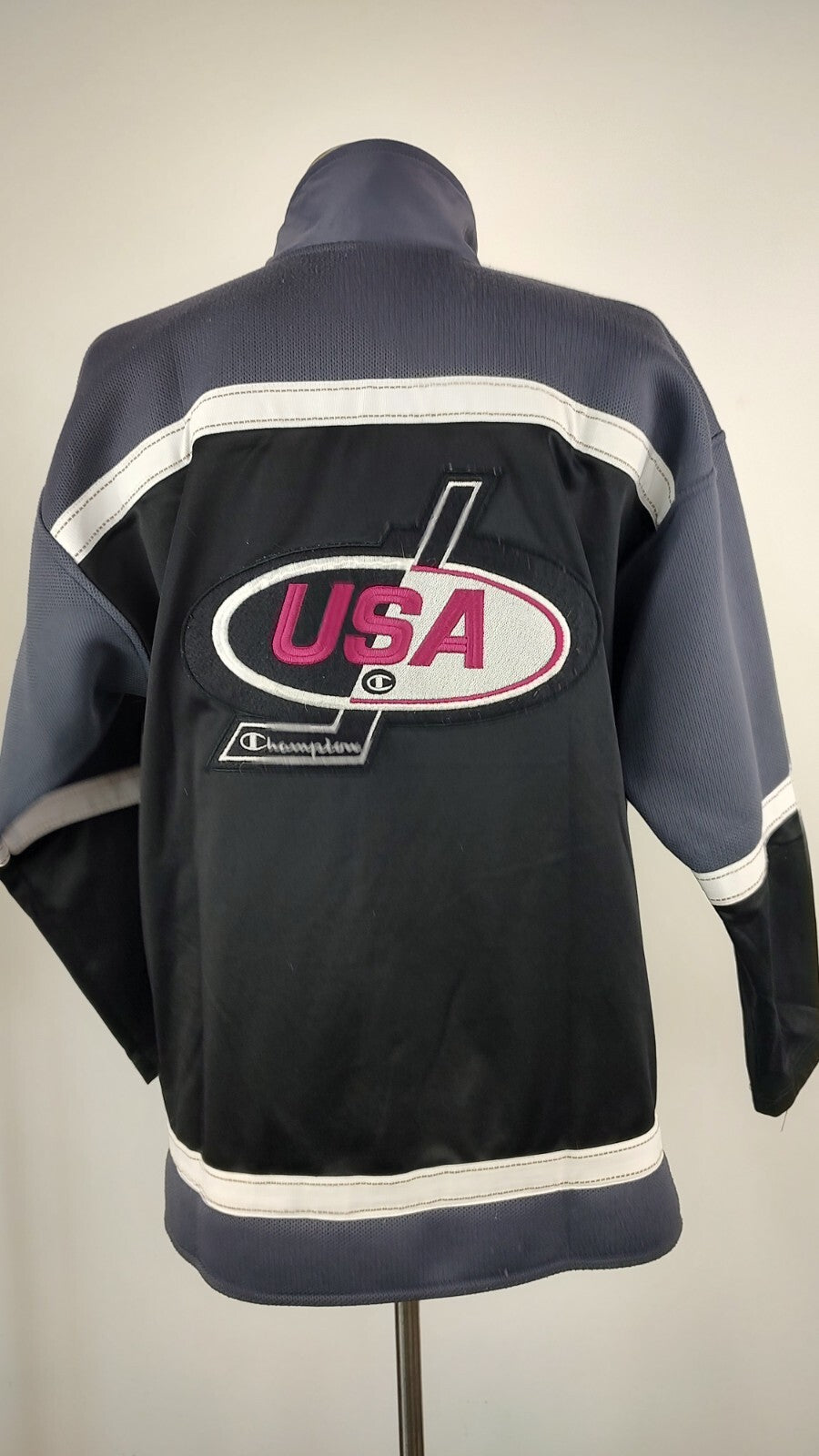 CHAMPION USA HOCKEY GIACCA SPORTIVA UOMO Tg. M MAN CASUAL SPORT JACKET