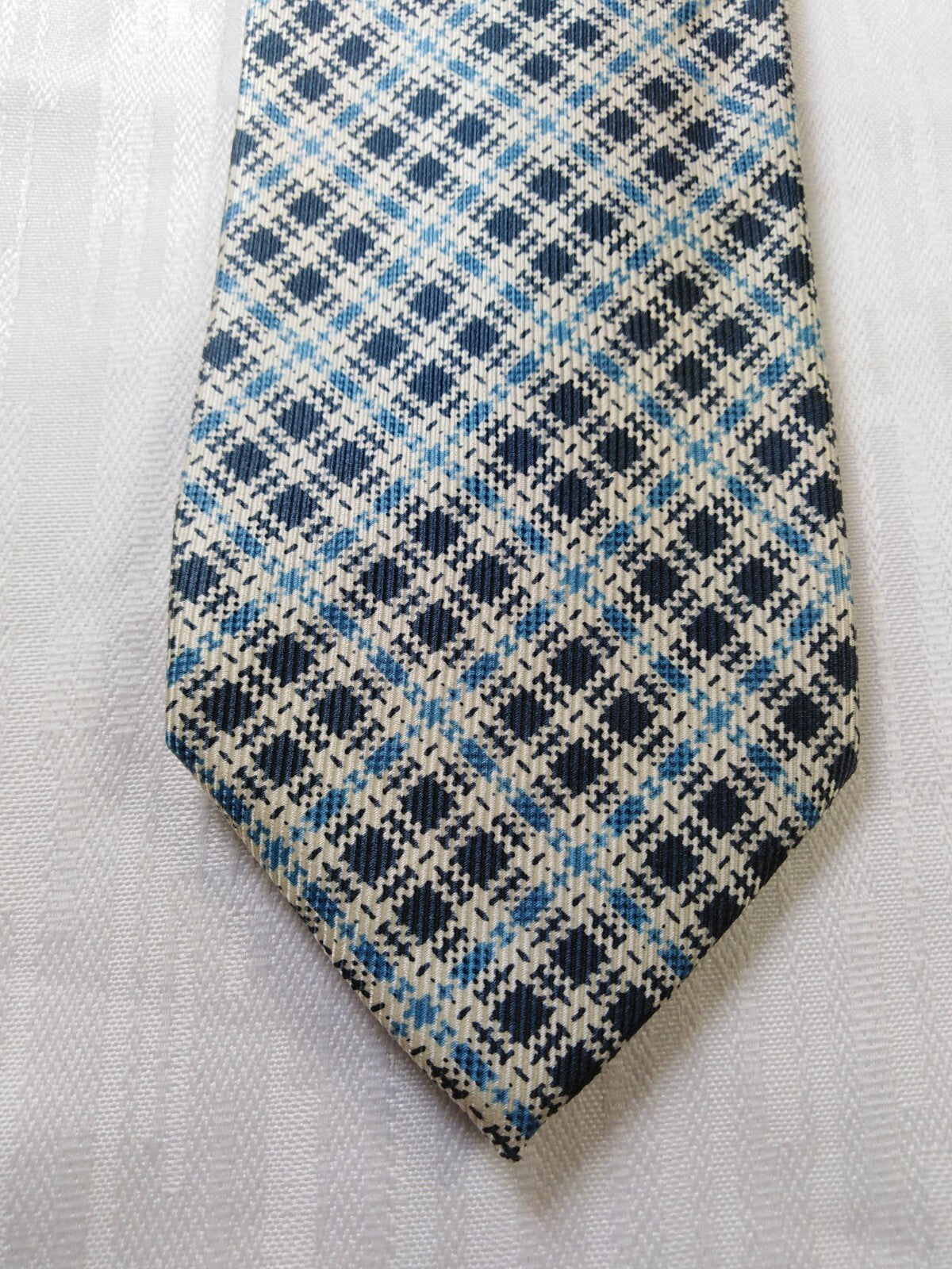 MICKY 100% SETA SILK TIE CRAVATTA NECKTIE ITALY VINTAGE CLASSIC