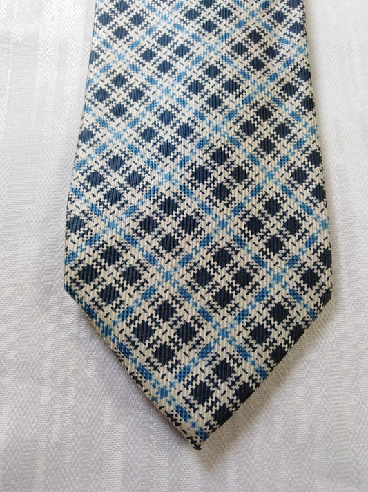 MICKY 100% SETA SILK TIE CRAVATTA NECKTIE ITALY VINTAGE CLASSIC