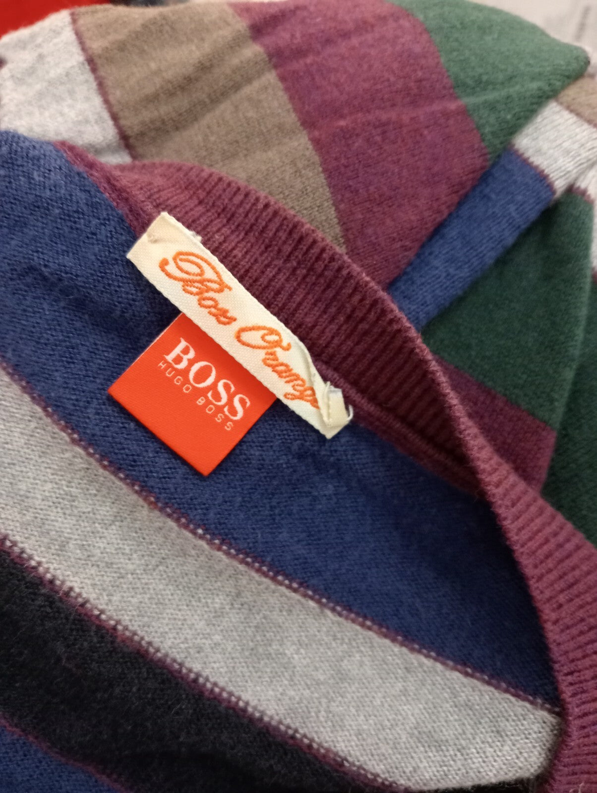 HUGO BOSS MAGLIONE COTONE LANA DONNA L WOMAN CASUAL SWEATER VINTAGE
