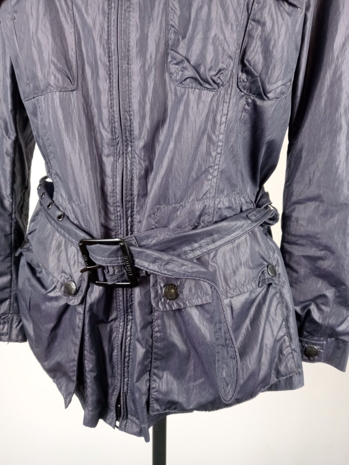 BLAUER GIUBBINO LEGGERO IMPERMEABILE DONNA Tg L WOMAN JACKET CASUAL VINTAGE