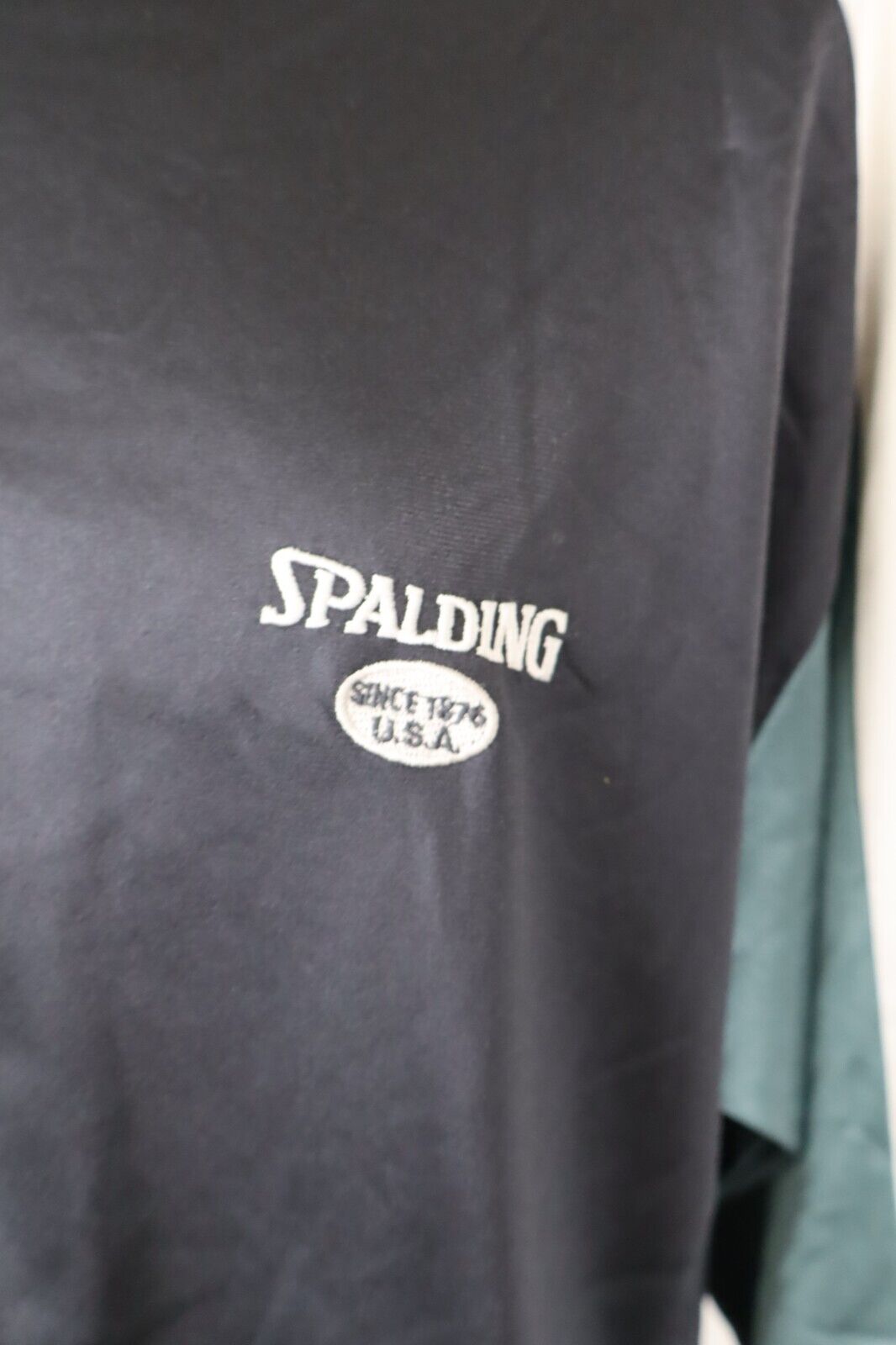 SPALDING GIACCA SPORTIVA UOMO Tg. M MAN VINTAGE CASUAL SPORT JACKET CON ZIP