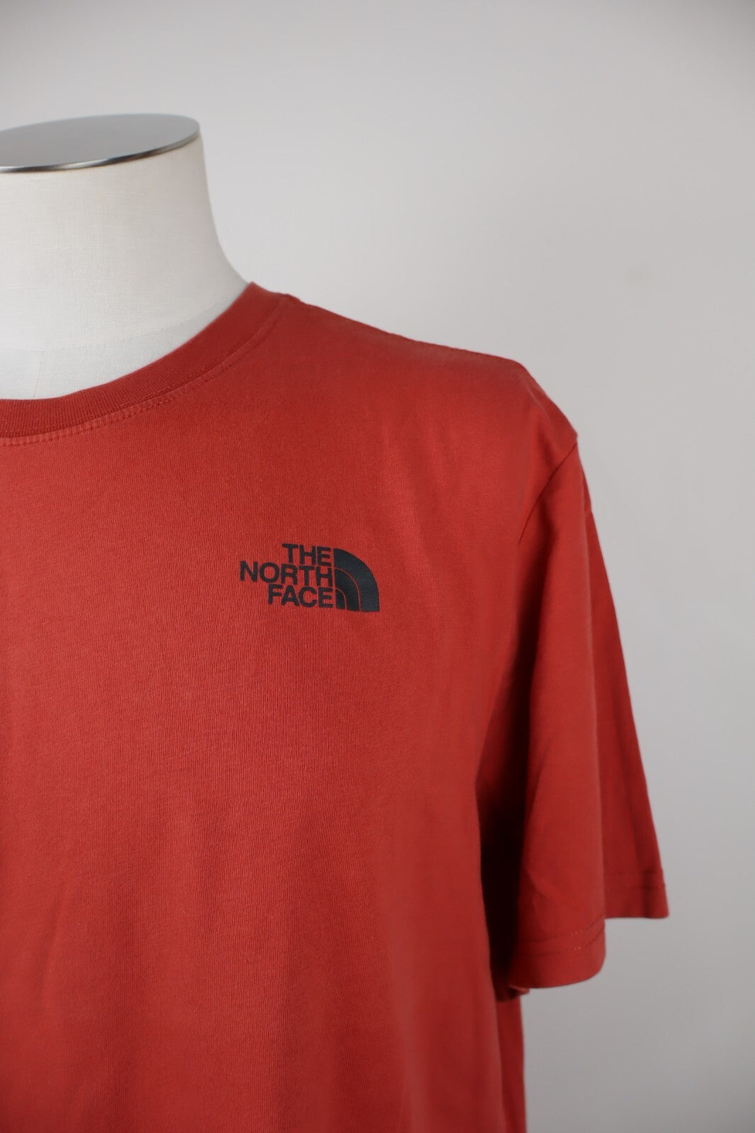 THE NORTH FACE MAGLIA UOMO TG. XL MAN T-SHIRT VINTAGE CASUAL COTONE COTTON ROSSO