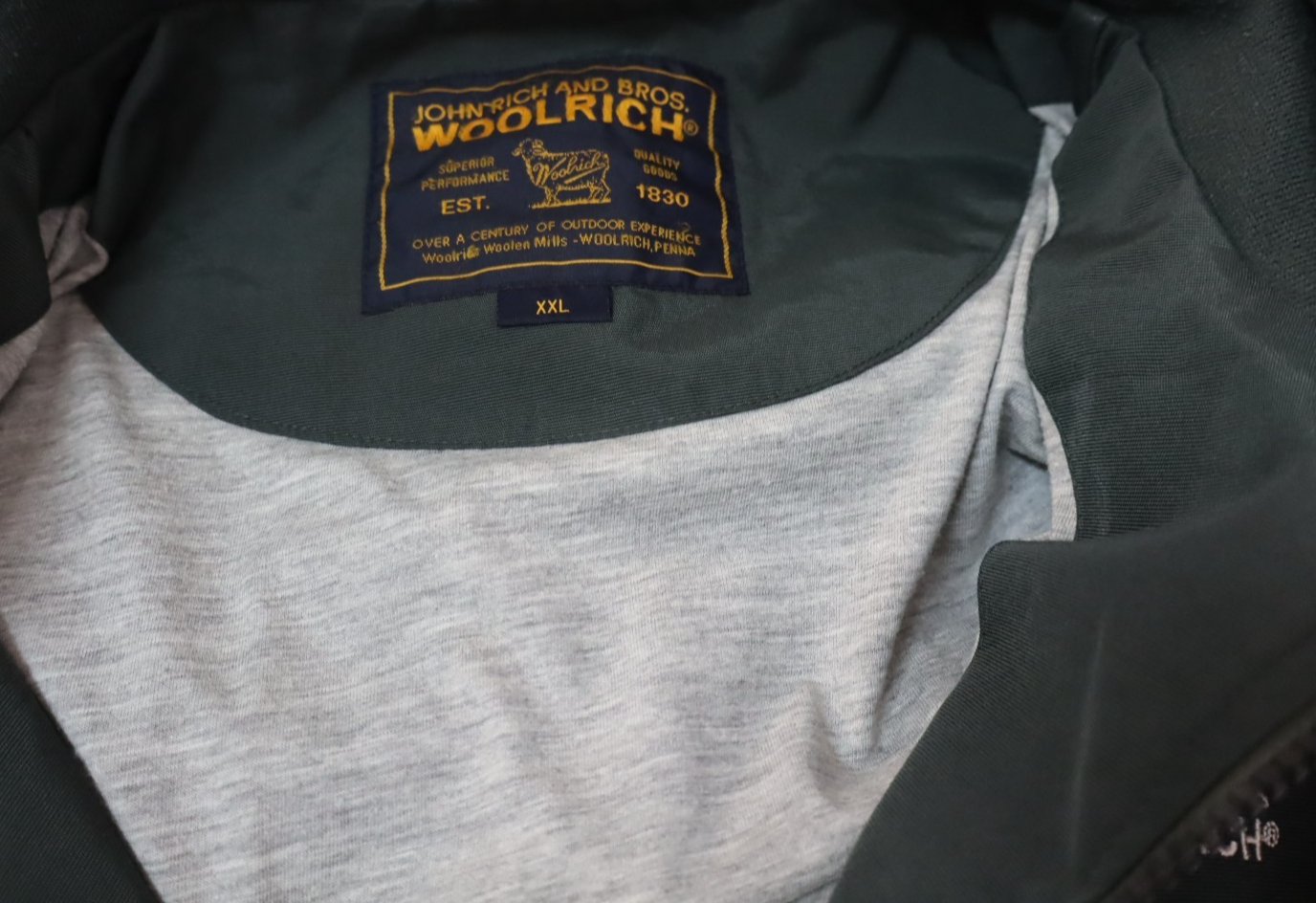WOOLRICH GIUBBINO LEGGERO UOMO Tg 2XL MAN CASUAL GIACCA VINTAGE JACKETCOTONE