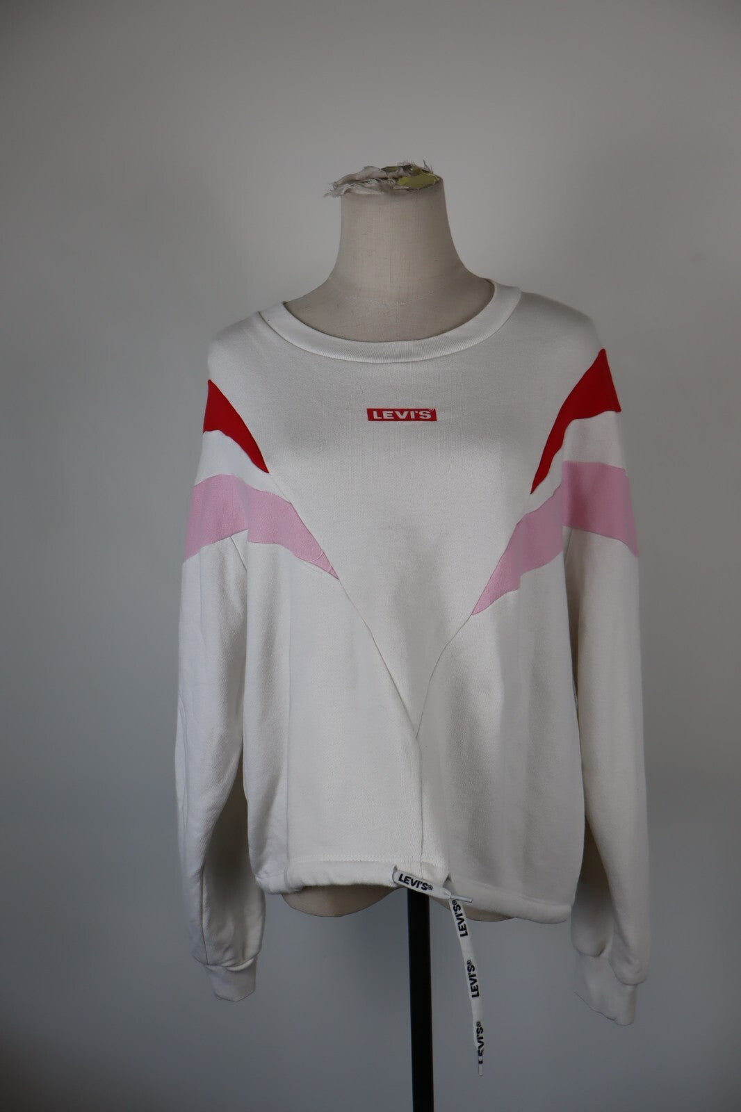 LEVI'S FELPA MAGLIA DONNA Tg M WOMEN CASUAL VINTAGE SPORT SWEATSHIRT