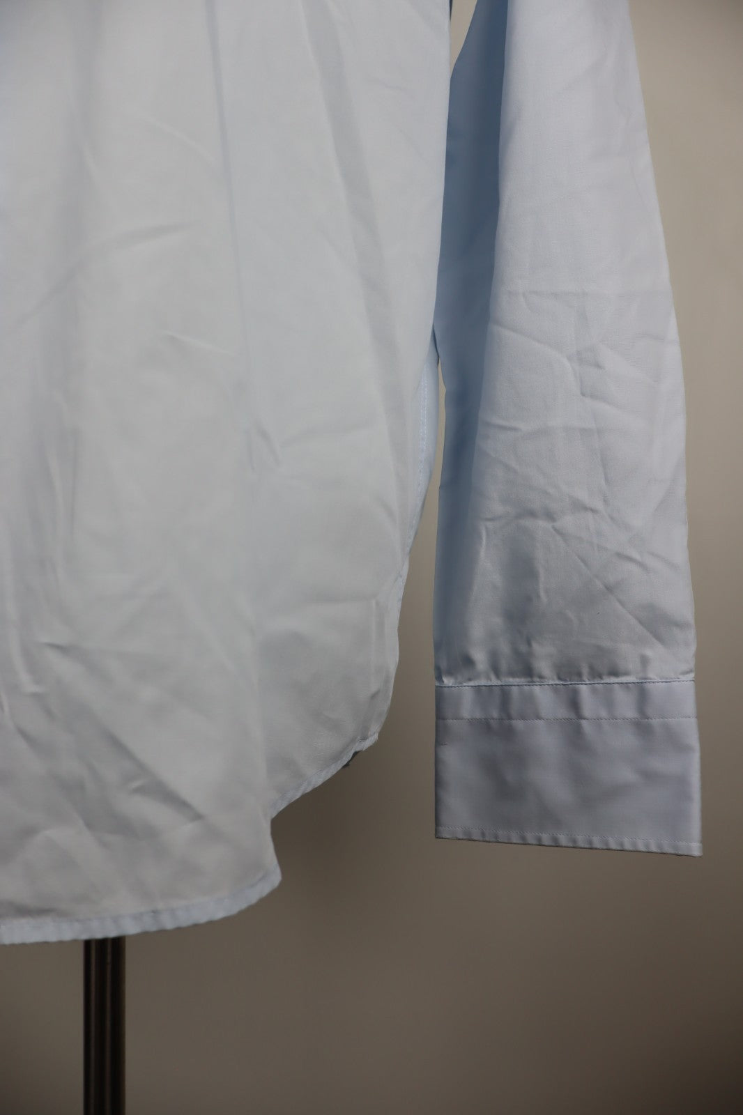 HUGO BOSS CAMICIA UOMO TG. 41 16 MAN CASUAL VINTAGE SHIRT COTONE COTTON CELESTE