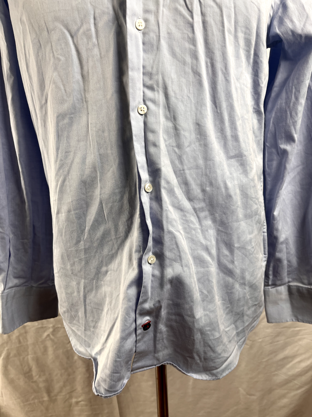 TOMMY HILFIGER CAMICIA UOMO COTONE TG. 38 - 15 MAN CASUAL VINTAGE COTTON SHIRT