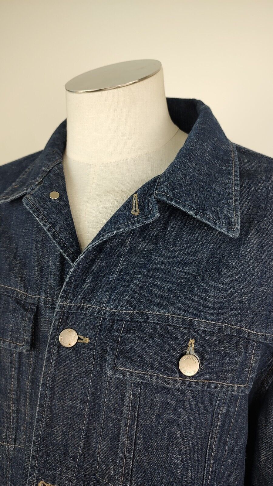 CAMEL ACTIVE JEANS GIUBBINO UOMO Tg L MAN CASUAL VINTAGE JACKET DENIM