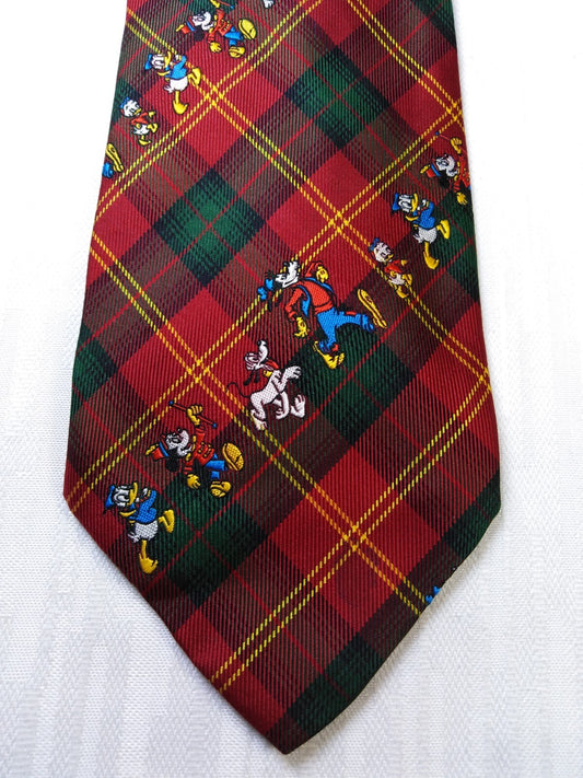 WALT DISNEY ISIDE 100% SILK TIE SETA CRAVATTA NECKTIE MADE IN ITALY CLASSIC