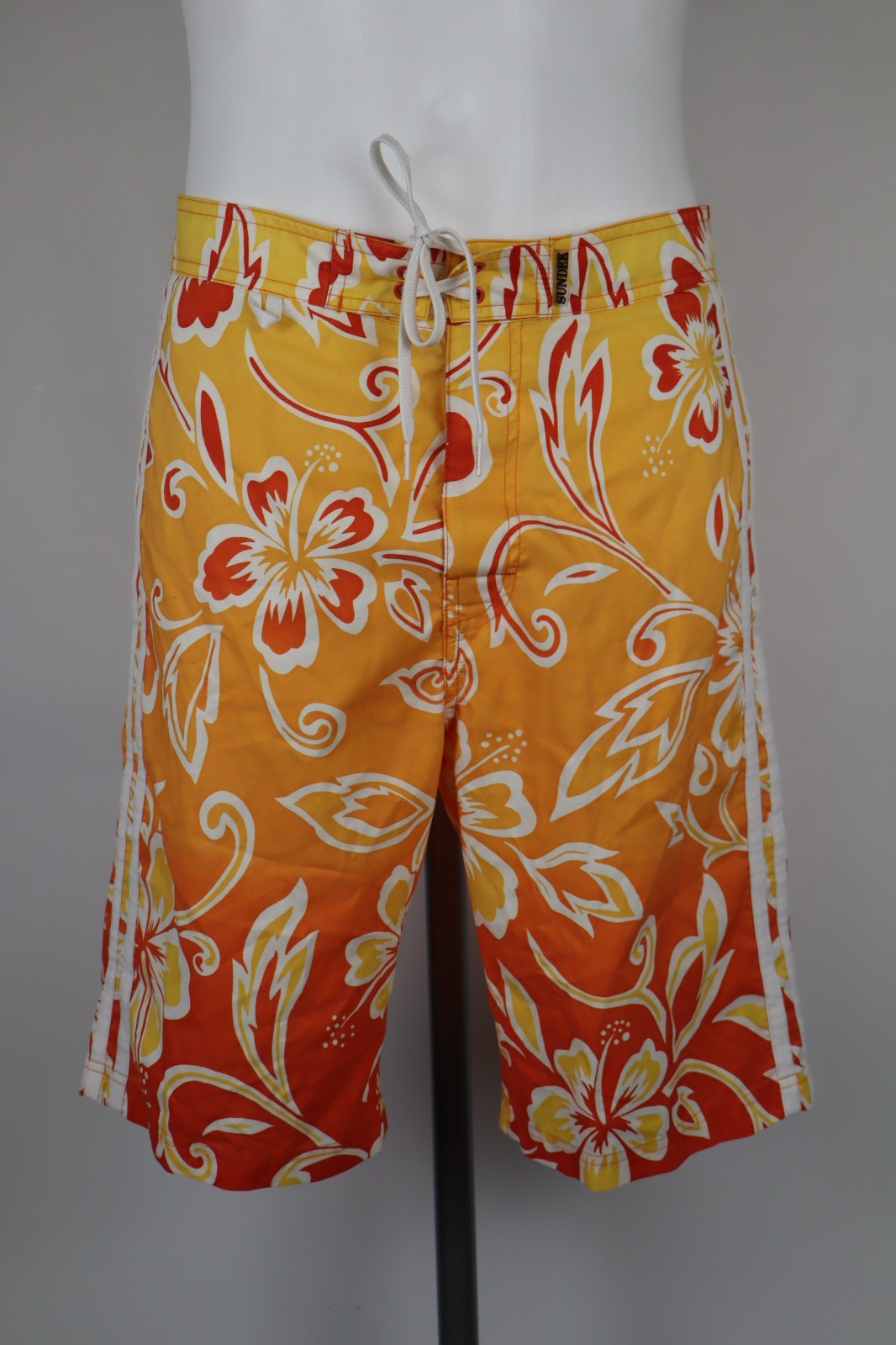 SUNDEK COSTUME PANTALONCINO MARE UOMO TG 32 MAN SWIMSUIT VINTAGE CASUAL SURF