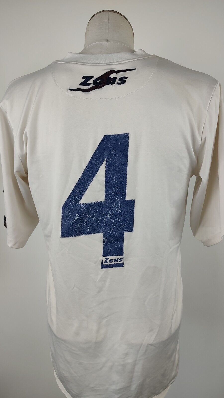 ZEUS POMIGLIANO N 4 MAGLIA CALCIO UOMO Tg L TRIKOT JERSEY SOCCER VINTAGE SPORT