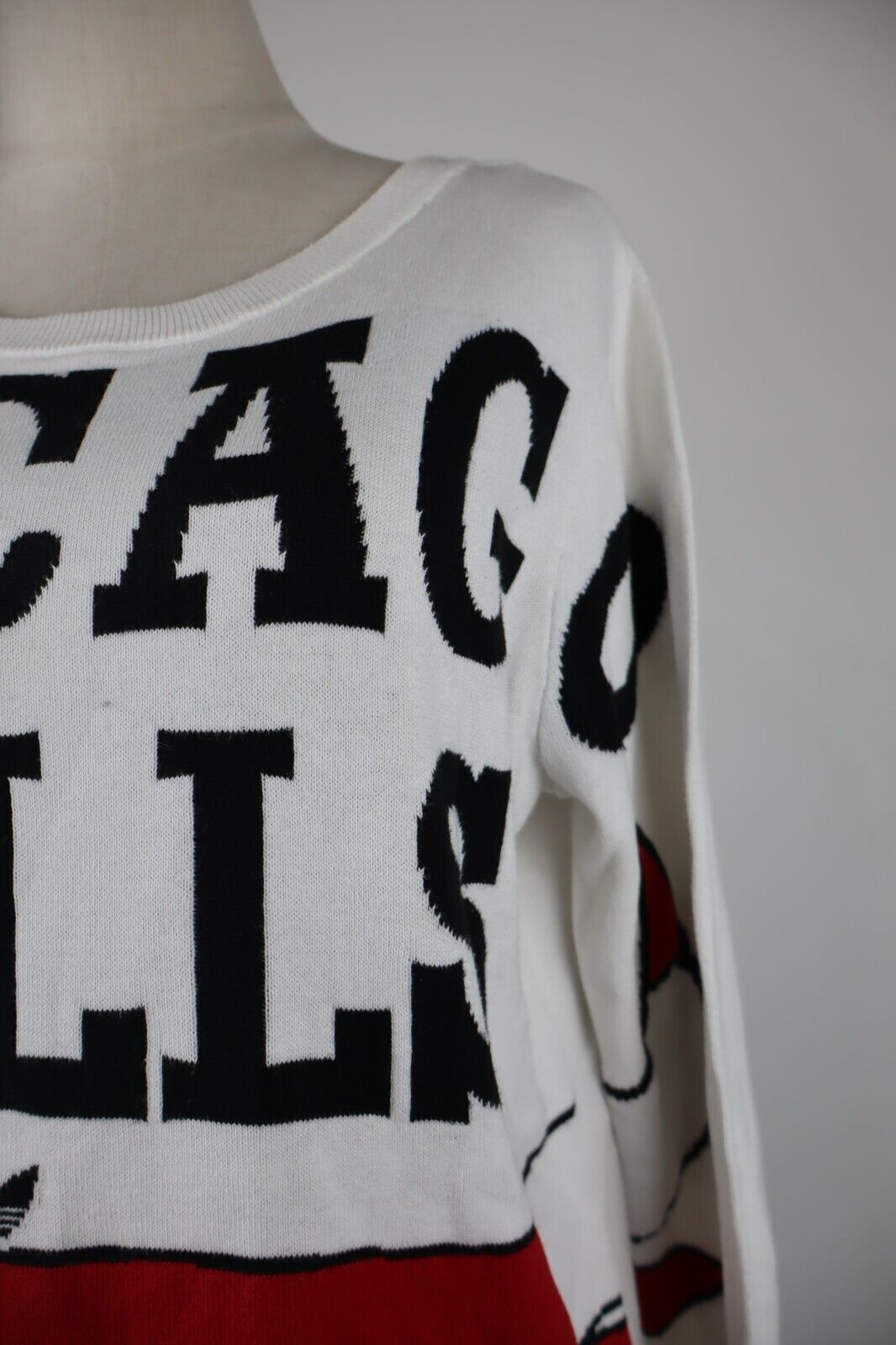 ADIDAS MAGLIA BASKET CHICAGO BULLS DONNA TG 44 WOMAN SHIRT SPORT VINTAGE COTONE