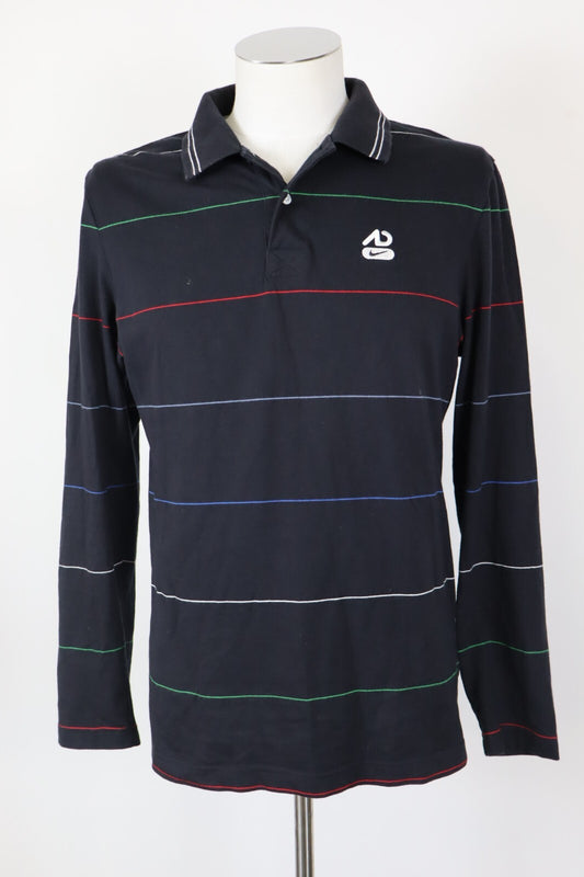 NIKE MAGLIA POLO UOMO COTONE TG. M MAN SHIRT CASUAL VINTAGE COTTON