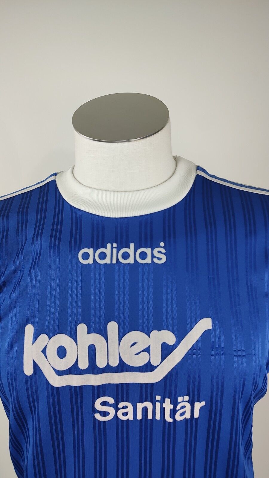 ADIDAS KOHLER N. 4 MAGLIA CALCIO UOMO Tg 16 SOCCER MAN JERSEY MADE IN UK