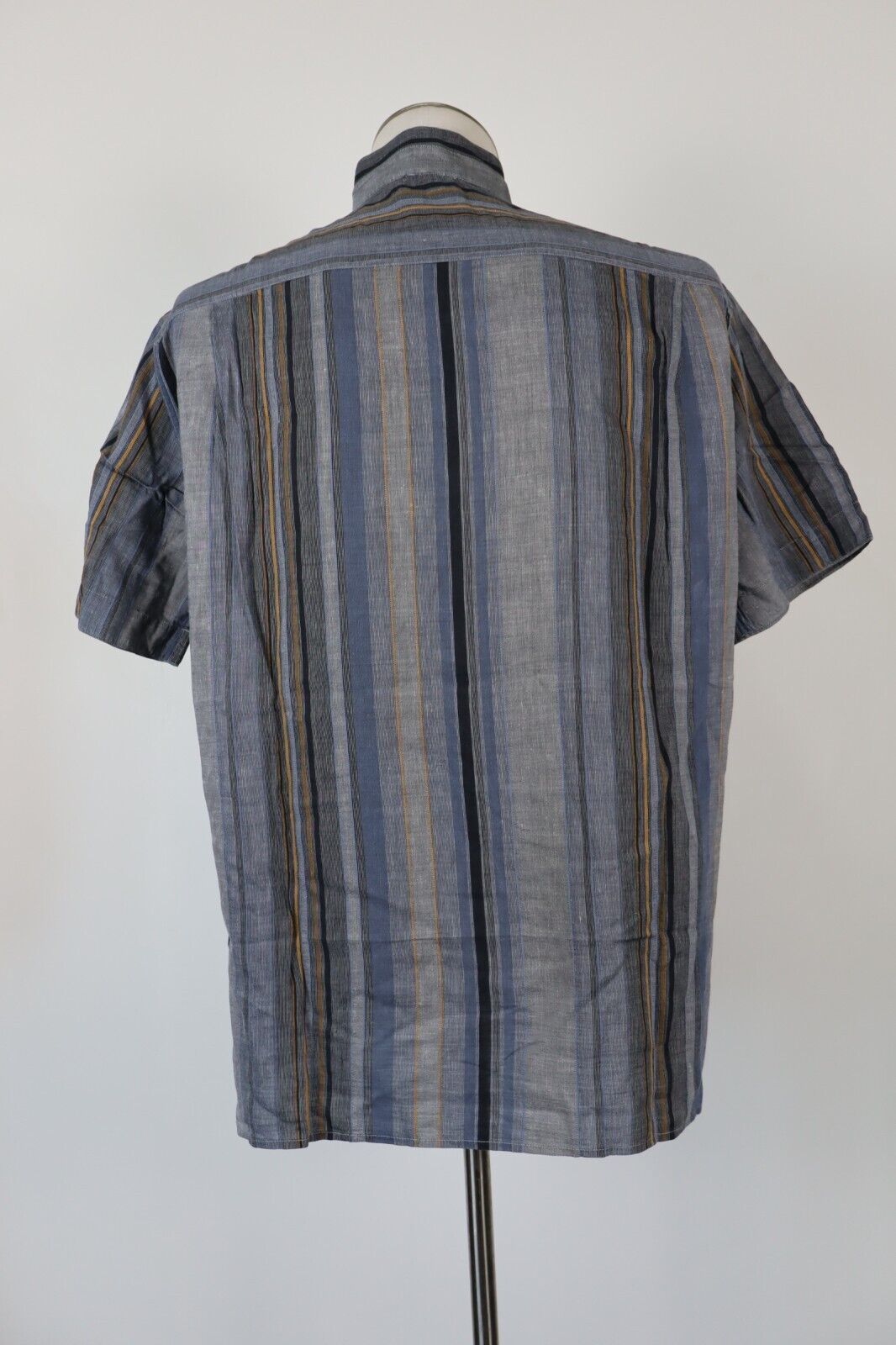 AUSTRALIAN L'ALPINA CAMICIA UOMO COTONE LINO TG. 46 MAN CASUAL VINTAGE SHIRT