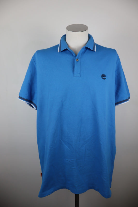TIMBERLAND POLO MAGLIA COTONE UOMO TG 3XL MAN T-SHIRT CASUAL VINTAGE COTTON LOGO
