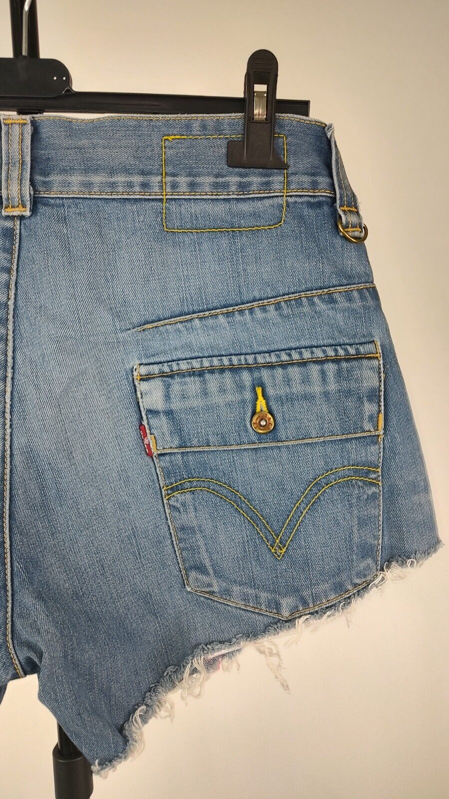 LEVI'S PANTALONCINO DENIM JEANS DONNA TG W29 WOMAN VINTAGE SHORTS