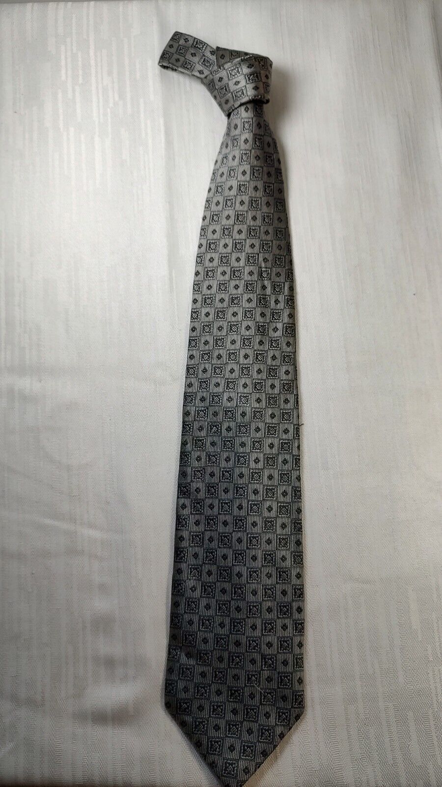 FABIO FERRETTI 100%  SILK TIE SETA CRAVATTA NECKTIE MADE IN ITALY