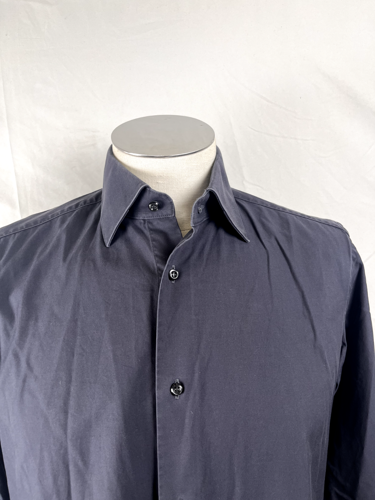 HUGO BOSS CAMICIA COTONE UOMO TG 39 15/2 MAN SHIRT CASUAL VINTAGE COTTON