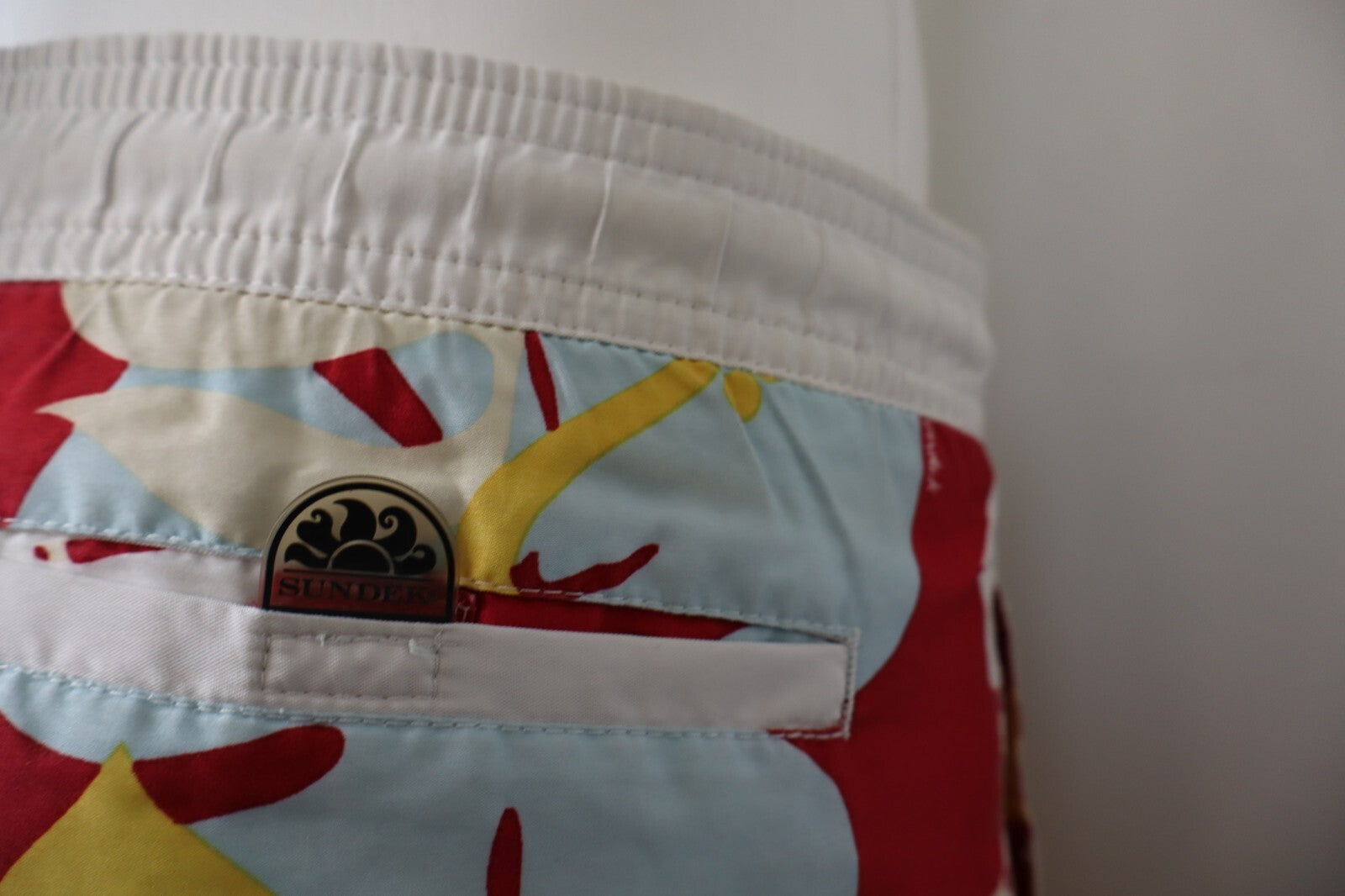 SUNDEK COSTUME PANTALONCINO MARE UOMO TG L MEN SWIMSUIT VINTAGE CASUAL