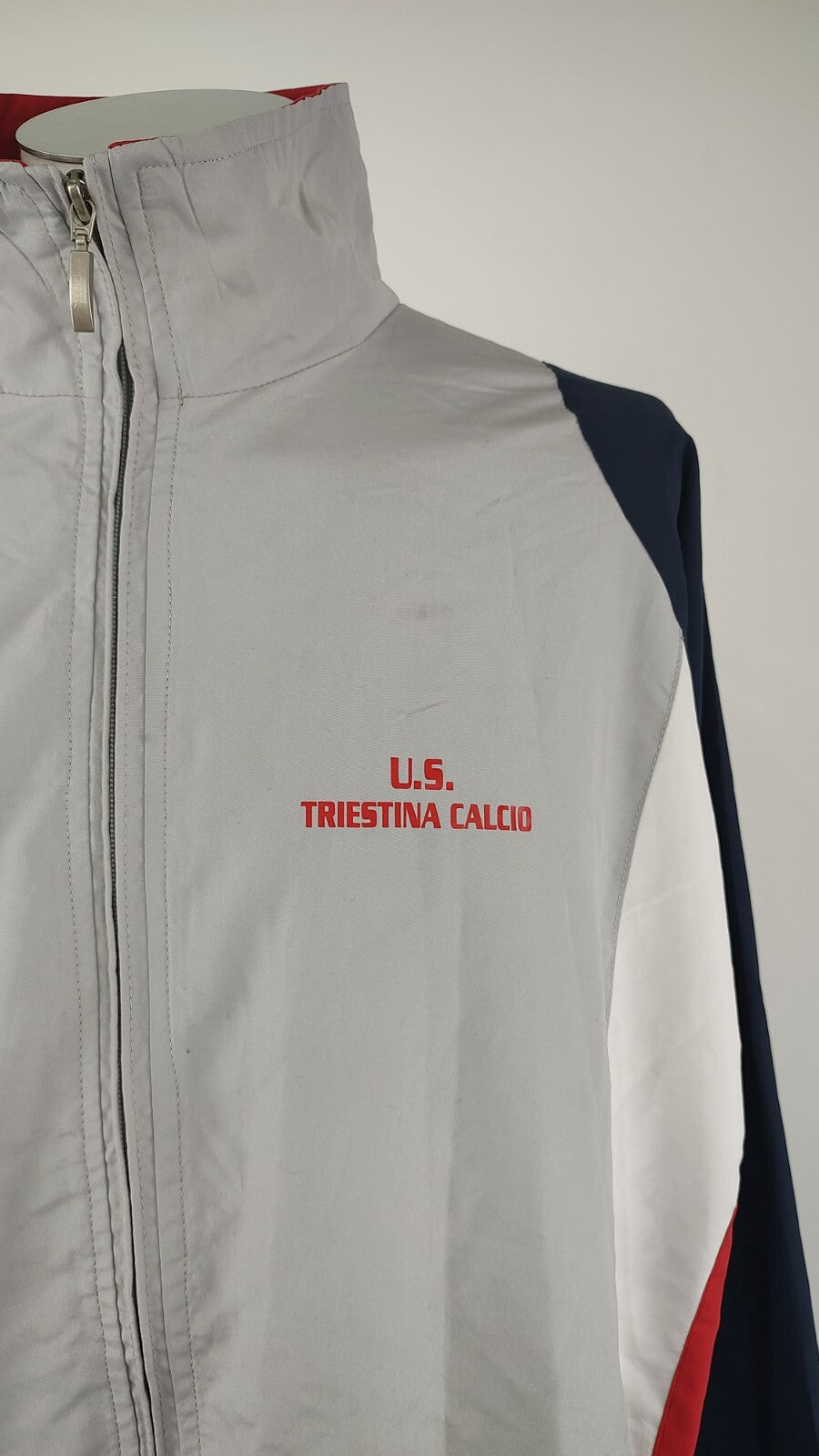 SPORTIKA U.S. TRIESTINA GIACCA SPORT CALCIO UOMO Tg XL VINTAGE MAN JACKET