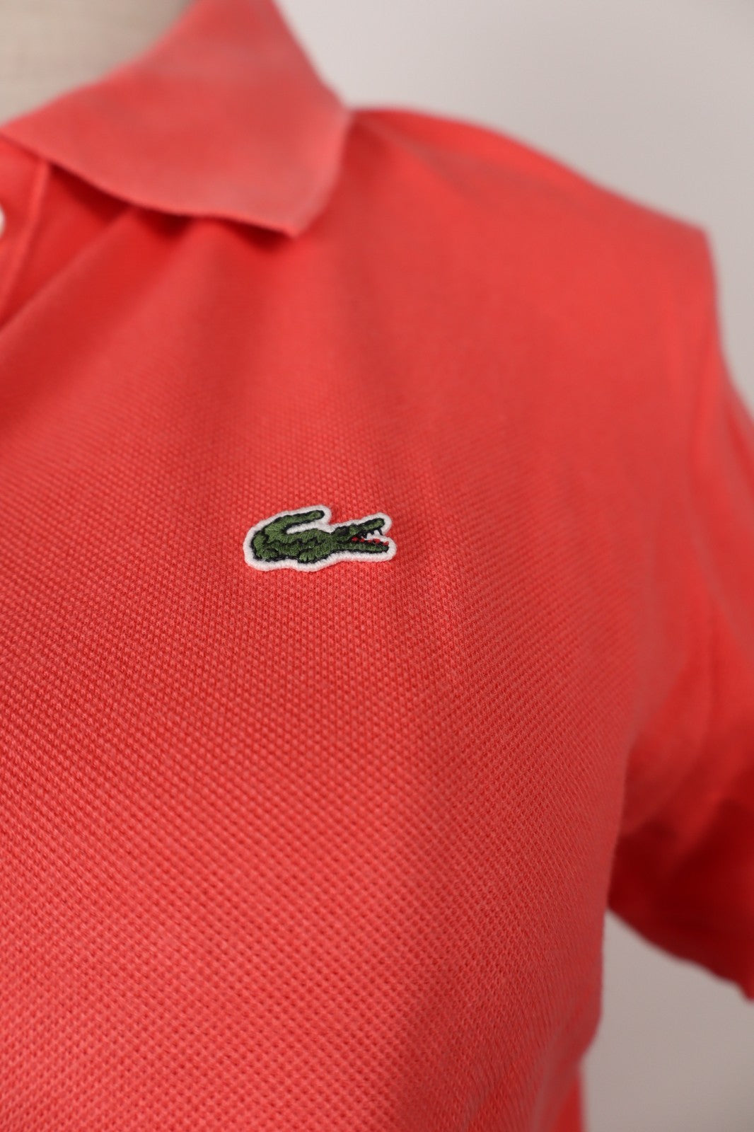 LACOSTE POLO MAGLIA DONNA COTONE TG. 42 WOMAN SHIRT CASUAL VINTAGE COTTON LOGO